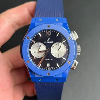 Hublot Classic Fusion Chronograph 521.EX.7179.RX.CFC19 45mm Ceramic Blue