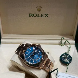 Rolex Sky-Dweller 336935 42mm Rose gold Blue