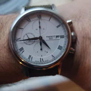 Tissot Carson 42mm Steel White