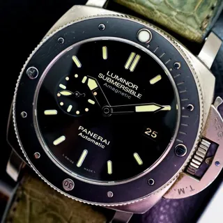 Panerai Submersible PAM 00389 47mm Ceramic and Titanium Black