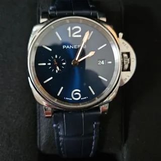 Panerai Luminor Due PAM 01274 42mm Stainless steel Blue