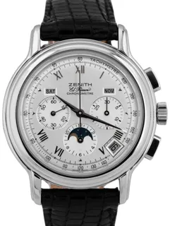 Zenith El Primero Chronomaster 01.0240.410 40mm Steel Silver