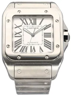 Cartier Santos 100 W200737G 38mm Steel Grey