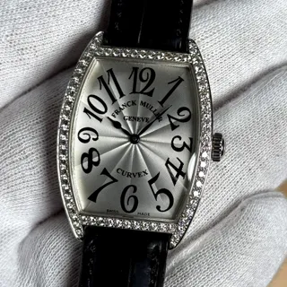 Franck Muller Cintré Curvex 2825 QZ DP 22.5mm Stainless steel Silver