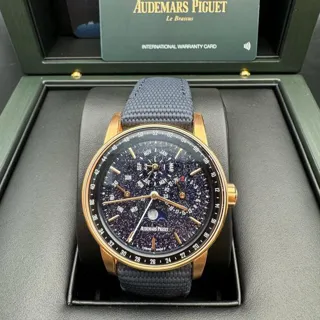 Audemars Piguet Code 11.59 26394OR.OO.D027KB.01 Rose gold Blue