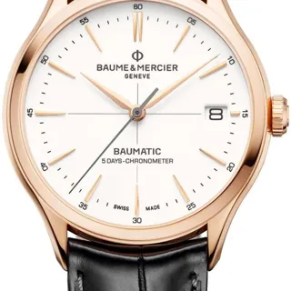 Baume & Mercier Clifton M0A10469 39mm Rose gold White