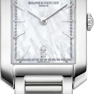 Baume & Mercier Hampton M0A10474 22mm Stainless steel Mother of pearl