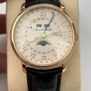 Blancpain Villeret Quantième Complet 6676-3642-55B 40mm Rose gold