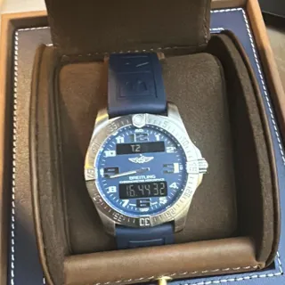 Breitling Aerospace E7936310/C869 43mm Titanium Blue