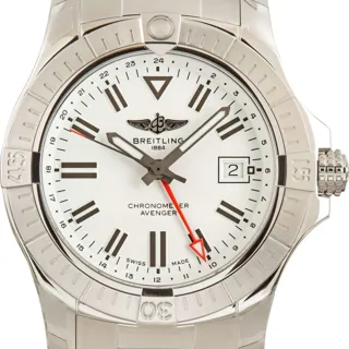 Breitling Avenger A32397101A1A1 43mm Stainless steel White