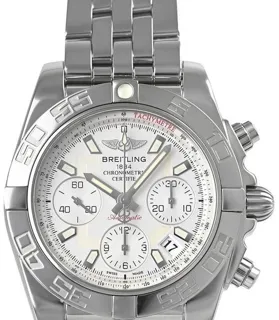 Breitling Chronomat 41 A014G11PA 41mm Steel Silver