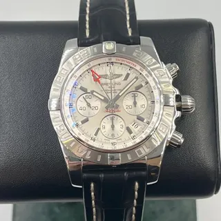 Breitling Chronomat 44 GMT AB042011/G745 44mm Steel Silver