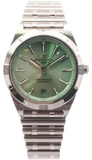 Breitling Chronomat A10380101L1A1 36mm Stainless steel Green