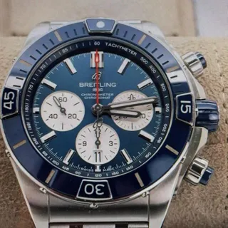 Breitling Chronomat AB0110 44mm Steel Blue