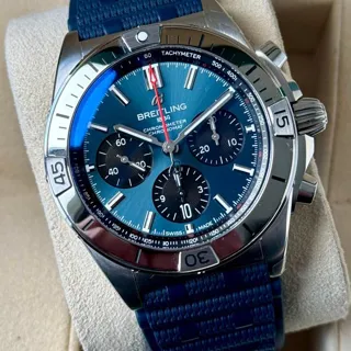 Breitling Chronomat AB0134101C1S1 42mm Steel Blue