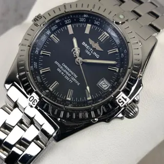 Breitling Windrider A10350 38mm Stainless steel Blue