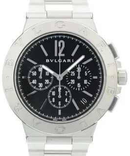 Bulgari Diagono DG41BSSDCH 41mm Steel Black