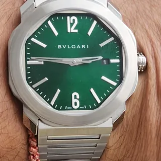 Bulgari Octo 102963 41mm Steel Green