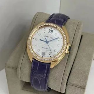 Cartier Clé WJCL0039 35mm Rose gold Silver