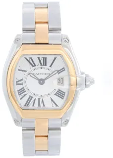 Cartier Roadster W62026Y4 Stainless steel and 18k yellow gold Silver