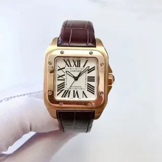 Cartier Santos 100 W20108Y1 44mm Rose gold