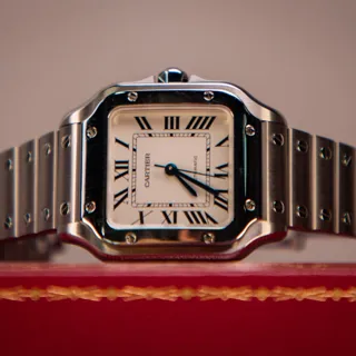 Cartier Santos de Cartier 35mm Steel Silvered