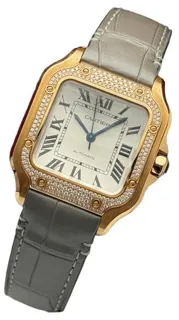 Cartier Santos WJSA0007 35mm Rose gold