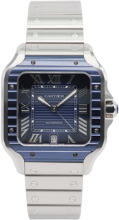 Cartier Santos WSSA0048 40mm Stainless steel Blue