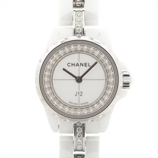 Chanel J12 J12 H5238 SS 20mm Steel White