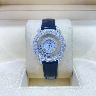 Chopard Happy Diamonds 209245-1001 30mm White gold Mother of pearl