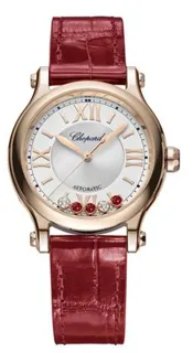 Chopard Happy Sport 275378-5011 33mm Rose gold Silver