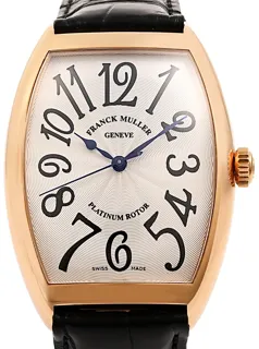 Franck Muller Cintree Curvex 6850 Sc 34mm Rose gold Silver