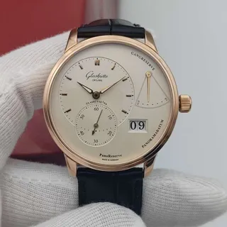 Glashütte PanoReserve 1-65-0125-15-04 40mm Rose gold