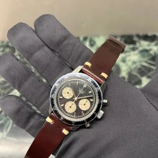 Heuer 2446C 40mm Steel Black