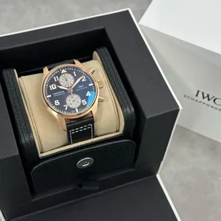 IWC Pilot Chronograph IW387805 ( EXUPÉRY) 43mm Rose gold Brown