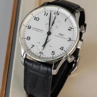 IWC Portugieser IW371446 41mm Stainless steel Blue