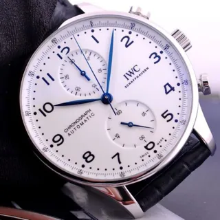 IWC Portugieser IW371602 41mm Stainless steel White