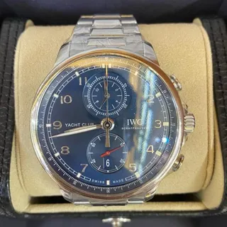 IWC Portugieser IW390701 44.5mm Stainless steel Blue