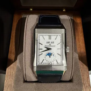 Jaeger-LeCoultre Reverso Tribute 3918420 49.5mm Steel White