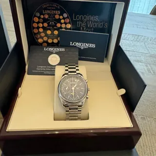 Longines Master Collection L27734926 42mm Stainless steel Blue