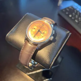 Montblanc 119914 40mm Steel Orange