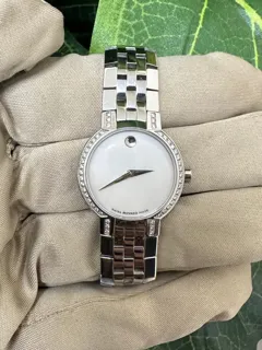 Movado 84 A1 1845 S 25mm Stainless Steel$Diamonds Mother of Pearl