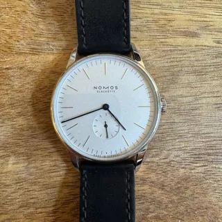 NOMOS Orion 384 38mm Steel White