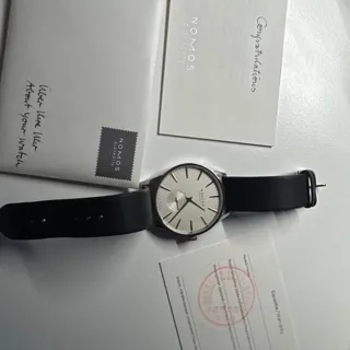 NOMOS Zürich Datum 802 39.5mm Steel White