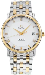 Omega De Ville 4310.32.00 34mm Yellow gold and Stainless steel Silver