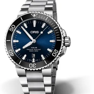 Oris Aquis 01 733 7730 4135-07 8 24 05PEB 43.5mm Stainless steel Blue