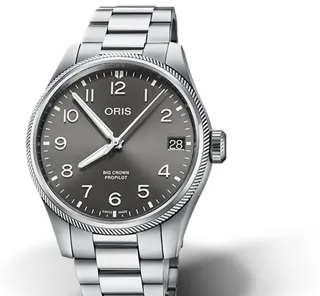 Oris Big Crown 01 751 7761 4063-07 8 20 08P 41mm Stainless steel Gray