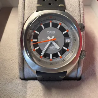 Oris Chronoris 01 733 7737 4053-07 5 19 43 39mm Stainless steel Gray