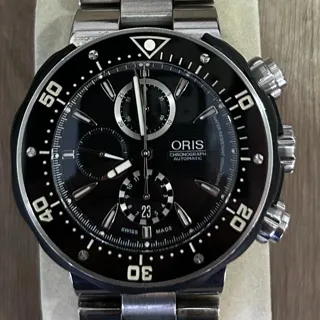 Oris ProDiver Chronograph 7630 51mm Titanium Black