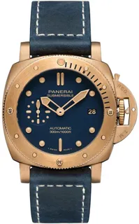 Panerai Submersible PAM01074 Bronze Blue